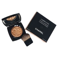 Chanel Lumire D’ T Illuminating Powder Limited Edition Aside From The Stunning Embossing Work, This ‘Illuminating Powder’ In My Opinion Works Best As A Bronzer, Unless You Have Deeper Skin Tone Then Maybe This Would Work As A Highlighter For You. This Powder Leans On The Warmer Side Of The Spectrum. It Has A Slight Sheen To It Without Looking Too Shiny, So It Really Looks Like You Have A Sun-Kissed Glow On Your Skin. The Glow Might Not Be Captured In My Pictures But In Real Life It Is Gorgeous! Opinion Words, Bronzer, Highlighter, Skin Tones, My Pictures, Chanel, Skin, Makeup