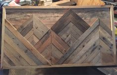 a wooden box sitting on top of a table