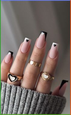 Check out these 30 chic black and white nail designs that make a statement! From french tips to geometric patterns, there's something for you. Whether you prefer gel, acrylic, or natural nails in short square, almond, or coffin shapes - we've got ideas for you. Discover the timeless beauty of black and white nails with simple yet cute designs that are sure to elevate your aesthetic. Find your perfect black and white nail inspo here! Plus: that girl nails, glow up nails Cut Dog Nails, Black And White Nail Designs, Black And White Nail, Black And White Nails, Home Designs Exterior, Milky Nails, Graduation Nails, Ootd Instagram, Square Nail