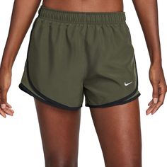 Incredibly lightweight, the Nike Tempo Shorts give you comfortable coverage for your run. Smooth, woven fabric moves with every stride, wicking away sweat so you can run freely. A secure interior pocket lets you keep a key or card close. Fit & Design: Designed with Dri-FIT technology, these shorts will keep you cool, comfortable and focused on your run A curved hem and 3" inseam offers great range of motion with a flattering fit Side mesh panels add an extra dose of ventilation when you hit your Nike Go-dry Athletic Shorts For Jogging, Nike Functional Activewear With Elastic Waistband, Nike Functional Athletic Shorts For Jogging, Functional Nike Athletic Shorts For Jogging, Sporty Moisture-wicking Activewear, Nike Athletic Shorts For Jogging, Nike Breathable Bottoms For Running Errands, Nike Moisture-wicking Athletic Shorts For Jogging, Nike Athletic Shorts For Jogging With Moisture-wicking