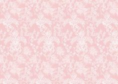 a pink and white wallpaper with an intricate design on it's surface,