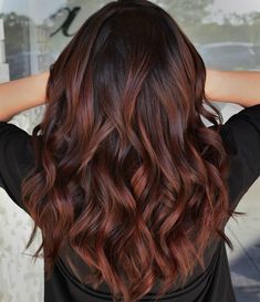 Dark Copper Brown Hair, Dark Copper Brown, Copper Balayage Brunette, Hair Color For Morena, Copper Brown Hair Color, Balayage Hair Copper, Copper Hair Dark, Red Balayage Hair