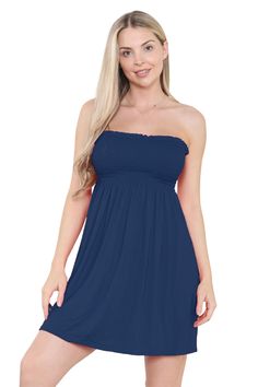 PRICES MAY VARY. ✿【UNLIKE OUR COMPETITORS】Cover Up's has a premium quality 95% Rayon, 5% Spandex, Ultra Soft and Elegant Wearing Swimsuit Cover Ups for Women, Our Beach Coverups for Women is Made of the Lightweight and Breathable High-Quality Material, Stretchy Summer Dresses for Women Gives You a Feeling of Comfort and Softness. ✿【PREMIUM QAULITY PLAIN JERSEY FABRIC】NO See Through, Under Clothing Feeling Buttery Soft, Maximum Comfort, Creamy, Light and Peachskin Feel. It Offers full-coverage of Blue Sundress For Beach Cover-up, Blue Mini Beach Dress For Beach Cover-up, Cheap Blue Beach Cover-up Dress, Fitted Blue Mini Dress For Beach Cover-up, Affordable Blue Beach Cover-up, Beach Mini Dress, Beach Coverup Dress, Tube Top Dress, Trendy Swimwear