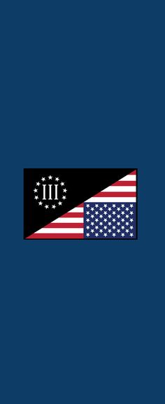 an american flag with the number 11 on it and stars in the middle, against a blue background