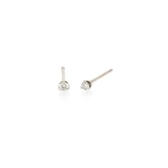 14k gold white diamond prong set stud earrings SPECIFICS • studs are approx. 2mm • white diamonds .06ctw for a pair, .03ctw for a single• sold as pair or single Minimalist Round Cut Diamond Earrings With Accents, Minimalist White Gold Diamond Earrings With Single Diamond, Minimalist Brilliant Cut White Gold Diamond Earrings, Minimalist Round Diamond Earrings With Prong Setting, Minimalist Solitaire Diamond Earrings, Everyday White Gold Diamond Earrings With Single Diamond, Minimalist White Gold Diamond Earrings With Round Cut, Minimalist Solitaire Sterling Silver Diamond Earrings, Minimalist Sterling Silver Solitaire Diamond Earrings