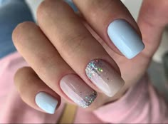 Summer Nails 2023, Violet Nails, Squoval Nails, Romantic Nails, Winter Nails Acrylic, Blush Nails, Nails 2023, Winter Nail, Short Acrylic Nails Designs