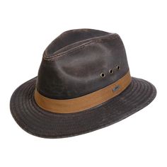 The Rugged Mountain Trail hat is made from weathered cotton and is waterproof. The inside features an organic cotton inner band and secret pocket. The is a great outdoor hat and will keep you protected from both the rain and sun. #menshats #mensfashion #hats #hatsformen #ruggedmensfashion Hats For Men Trendy Hiking, Casual Distressed Brown Hat For Outdoor, Rustic Outdoor Hat With Short Brim, Adjustable Washed Hats For Outdoor, Classic Distressed Brown Hat For Outdoor, Outdoor Adjustable Washed Hats, Classic Cotton Hat For Outdoor Activities, Classic 5-panel Hat For Outdoor, Classic Cotton Fedora With Short Brim