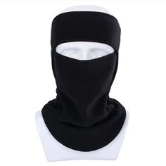 Features: 100% Brand New And High Quality Designed For The Ultimate Protection In Bitter-Cold Conditions Made Of High Quality Polyester Fleece, This Warm Full Face Mask Provides Great Protection To Your Head, Ear From Wind, Cold And Snow. Soft, And Comfortable. Comfortable, Soft And Warm, Keeps Vulnerable Head Areas Protected Suitable For Women And Men, Boys And Girls, Young And Old The Outdoor Sports Warm Hat Can Fit Hunting, Camping, Hiking, Fishing ,And Other Outdoor Activity One Size Fits Mo Winter Solid Balaclava With Fleece Lining, Winter Balaclava For Streetwear, Windproof Techwear Balaclava For Winter, Black Fleece-lined Balaclava For Outdoor Activities, Functional Black Balaclava For Cold Weather, Black Fleece-lined Balaclava For Winter Sports, Winter Sports Techwear Balaclava, Sporty Black Balaclava For Winter, Sporty Black Winter Balaclava