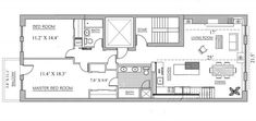 the floor plan for a two bedroom apartment with an attached bathroom and living room area