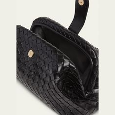 Bottega Veneta "Lauren" clutch bag in intrecciato leather  Center snap strap closure  Approx. 10.2"H x 21.3"W x 7.5"D Made in Italy Intrecciato Weave Clutch Pouch For Travel, Chic Clutch With Intrecciato Weave, Chic Pouch Clutch With Intrecciato Weave, Chic Intrecciato Weave Pouch Clutch, Chic Intrecciato Weave Clutch Pouch, Chic Travel Clutch With Intrecciato Weave, Travel Clutch Shoulder Bag With Intrecciato Weave, Designer Woven Leather Clutch, Intrecciato Weave Clutch Shoulder Bag For Travel