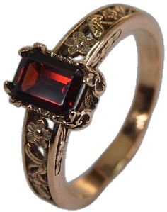 Elegant Hallmarked Garnet Birthstone Ring, Elegant Burgundy Garnet Rings, Classic Burgundy Ruby Ring For Formal Occasions, Elegant 14k Gold Ruby Ring With Intricate Design, Vintage Garnet Ruby Ring With Intricate Design, Classic 14k Rose Gold Ruby Ring, Classic 14k Rose Gold Ruby Ring Gift, Formal Elegant 14k Rose Gold Ruby Ring, Elegant 14k Rose Gold Ruby Ring For Formal Occasions