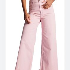 New With Tags , Run Small So They Fit A 27 And 28 Cute Pink Jeans, Cheap Trendy Pink Cargo Jeans, Light Pink Jeans Outfit, Preppy Pink Jeans, Baggy Pink Cotton Jeans, Y2k French Tip, Y2k French Tip Nails, Billabong Jeans, Pink Full-length Jeans