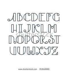 the english alphabet is made up of letters and numbers, all in black ink on a white background