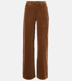 Le Slim Palazzo high-rise wide-leg jeans in brown - Frame | Mytheresa High Rise Wide Leg Jeans, Brown Pants, Pants Jeans, High Rise Jeans, Slim Legs, Wide Leg Jeans, Designing Women, Leg Jeans, White Jeans