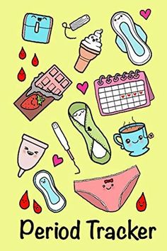 Period Tracker: A monthly menstrual tracker made fun with cute draw alongs, coloring pages, sketch and journal pages. A healthy and fun way to track your cycle and become more in tune with your body. Paperback – June 29, 2020 Monthly Period Tracker, Cycle Drawing, Moon Time, Period Pads