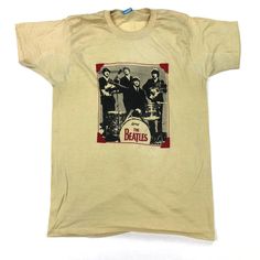 "This Beatles shirt isn't from anything in particular but it can be dated to the late 70's early 80's.  And what a graphic it is... Tag: M Measurements  Armpit to Armpit: 18.5\" Collar to Base: 24.5\" Important Info, Please Read Before Purchase: -All sizes listed are tag labels only.  Please use the measurements provided to ensure a proper fit for your item. -All items are inspected for defects & stains.  Occasionally some issues may not be spotted.  If you are at all concerned about minor imper Beatles Shirt, Tailored Shirts, The Beatles, Suits You, Tank Shirt, Cool Shirts, Tank Top Shirt, Effortless Style, Hoodie Shirt