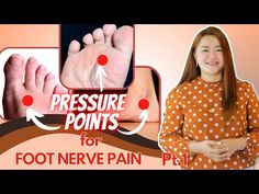 Numbness, pins and needles sensation, burning, stabbing, throbbing or tingling in the foot can be due to damaged nerves caused by diabetes, traumatic injurie... Nerve Pain Remedies, Pressure Point Therapy, Body Pain Relief, Foot Exercises, Doctor Of Physical Therapy, Reflexology Chart, Pressure Point, Doctor Advice