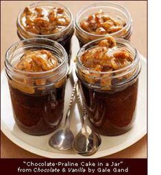 chocolate - prune cake in jar from chocolate & vanilla by dalee gangd