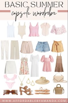 subscribe for more,, <<3 Colorful Capsule Wardrobe Summer, French Summer Style 2023, Summer In Europe Outfits Packing Lists, Summer Staples 2023, Old Money Capsule Wardrobe Summer, Summer Outfits 2023 Women, Cool Summer Outfits Women, Capsule Wardrobe 2023 Summer, Pink Summer Fits