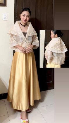 Filipino Traditional Clothing, Filipino Clothing, Diy Clothes Design, Top Wedding Dresses, Korean Fashion Dress