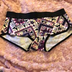 Vspink Multi Color Rare Pattern From 9/2016 In Black Purples & Pinks Super Cute And Comfy Low Rise Boyshorts Size L New Out Of Plastic “ Seriously The Most Comfyest Panties To Sleep In” No Riding Up, No Wedgies, No Readjusting, They Stay Where They Are Supposed To( Like A Hug For Your Backside) Also Perfect For That Uncomfortable Time Of The Month, Everything Stays In Place No Offers On Vspink Underwear Pls Pink Vspink Vspink Purple Stretch Pajama Shorts, Time Of The Month, Everything Stays, A Hug, Hug You, Boy Shorts, To Sleep, Vs Pink, Women's Intimates