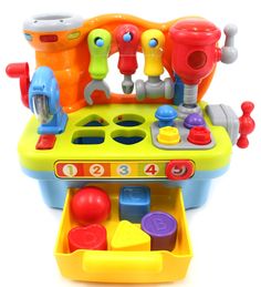 a toy kitchen playset with lots of toys