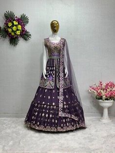 ad eBay - LATEST DESIGNER FAUX GEORGETTE LEHENGA CHOLI WITH DUPATTA FOR RECEPTION WEAR - Buy Now, click the link (eBay) Hand Work Lehenga, Mirror Hand Work, Cotton Lehenga, Georgette Lehenga, Lehenga Fabric, Work Lehenga, Stitch Work, India And Pakistan, Hand Work