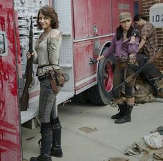 Maggie And Rosita Twd, Twd Pics, Piper Wright