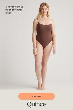 Because every outfit deserves a good base layer, we crafted our Second Skin Scoop Neck Cami Bodysuit out of a supportive, yet soft, blend of nylon and spandex. It's also ultra-breathable with a scoop neckline, adjustable straps, high cut leg opening, and thong back to disappear under clothes. Once you experience the comfort and versatility of our Second Skin Scoop Neck Cami Bodysuit, you'll never want to wear anything else. Looking for thicker straps? Try our Second Skin Square Neck Tank Bodysui Second-skin Elastane Bodysuit For Loungewear, Seamless Second-skin Bodysuit For Loungewear, Solid One-piece Bodysuit For Loungewear, Solid Seamless Leotard For Loungewear, Solid Color One-piece Bodysuit For Loungewear, Solid Second-skin Polyamide Bodysuit, Seamless Solid Color Leotard For Loungewear, Solid Compressive One-piece Bodysuit, Stretch Nylon Bodysuit For Loungewear