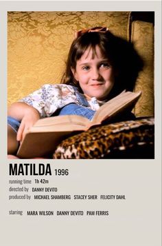 Matilda Movie, Polaroid Movie Poster, Movie Character Posters, Disney Movie Posters, Most Paused Movie Scenes, Iconic Movie Posters, Movie Card, The Pause, Girly Movies