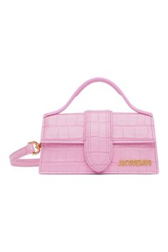 Pink Le Raphia 'Le Bambino' Clutch by Jacquemus on Sale Jacquemus Bag, Pink Purse, Lv Bag, Accessories For Women, Coupon Codes, Luxury Bags, Fashion Bags, Calf Skin, North America