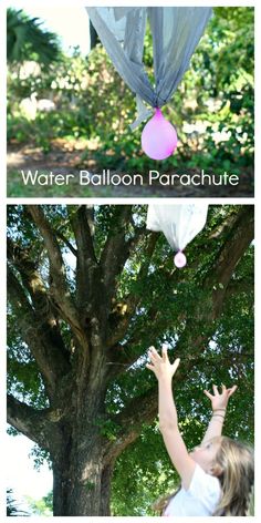 a girl reaching up to catch a balloon in the air