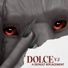 a movie poster for dolce v2 with an image of a bird's eye