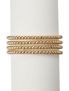 Luxe 18K Goldplated Adjustable Beaded Bracelet Adjustable Beaded Bracelet, Von Furstenberg, Diane Von, Diane Von Furstenberg, Beaded Bracelet, Jimmy Choo, Designer Handbags, Designer Shoes, Eye Candy