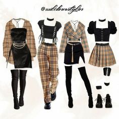 Types Of Clothing, Sims4 Clothes, Fashion Design Sketches, Kpop Fashion Outfits, Teenage Fashion Outfits, Edgy Outfits, Kpop Outfits, The Shirt, Stage Outfits