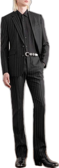 Formal Tailored Pants With Vertical Stripes, Elegant Striped Dress Pants For Formal Occasions, Elegant Tailored Striped Dress Pants, Fitted Dress Pants With Vertical Stripes, Fitted Pinstripe Dress Pants For Business, Tailored Pinstripe Pants For Formal Occasions, Fitted Pinstripe Dress Pants, Fitted Vertical Striped Dress Pants For Business Casual, Formal Striped Fitted Pants