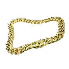 Men's 20" long x 18mm wide Cuban choker. 24k gold plated over solid stainless steel. Chunky cuban chain weighs well over 290 grams - has a premium feel. Stylish, strong and secure box lock clasp. Take your game to the next level with this solid stainless steel chain necklace. 100% FREE SHIPPING in USA. Order now! Cuban Choker, Cuban Chain Necklace, Stainless Steel Chain Necklace, Hip Hop Jewelry, Cuban Chain, Steel Chain, Stainless Steel Chain, Choker, Gold Bracelet