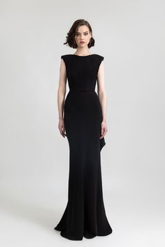 Description Black Column, Long dress Sleeveless Closed neckline Crepe Dry Clean Evening Dress Made in Lebanon EDR23 1817LD Pre-draped Sleeveless Gala Dress, Sleeveless Gown With Pleated Back For Formal Events, Silk Evening Dress With Pleated Bodice, Sleeveless, Formal Sleeveless Gown With Pleated Bodice, Sleeveless Formal Gown With Pleated Bodice, Elegant Sleeveless Gown With Pleated Back, Pre-draped Sleeveless Cocktail Gown, Sleeveless Evening Dress With Flattering Silhouette For Gala, Sleeveless Formal Dress With Flattering Silhouette