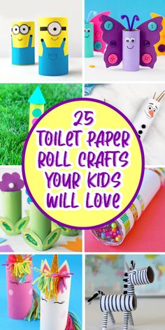 25 toilet paper roll crafts your kids will love