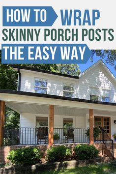 Porch Post Ideas, Build Porch, Craftsman Style Porch, Front Porch Remodel, Front Porch Railings