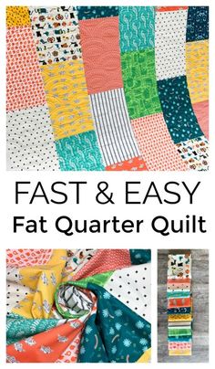 Fat Quarter Sewing Projects, Beginner Quilting Projects, Diary Of A Quilter, Fat Quarter Quilt Pattern, Lap Quilt Patterns, Amy Smart, Fat Quarter Quilt, Lap Quilts