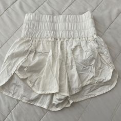 Never Worn. Bought The Wrong Size, No Tag White Free People Shorts, White Moisture-wicking Mesh Shorts, White Moisture-wicking Activewear Shorts, Way Home Shorts, White Moisture-wicking Shorts, White 4-way Stretch Shorts, Free People Shorts, Maternity Shorts, Free Throw