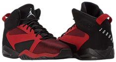 Black Retro Sneakers For Sports Events, Retro Black Sneakers For Sports Events, Red Casual Jordan Basketball Shoes, Red Casual Jordan Shoes For Basketball, Casual Red Jordan Basketball Shoes, Retro High-top Jordan Sports Shoes, Casual Red Jordan Shoes For Sports Events, Retro High-top Jordan Shoes For Sports, Red Mid-top Basketball Shoes