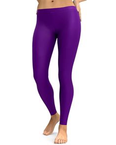 These Deep Purple leggings will compliment any leg it is on! It durable fabric makes sure it won't lose it's vibrancy when it stretches a little. Purple is one of the best selling solid colors in our store. Purple Leggings, Deep Purple, Solid Colors, Solid Color, Leggings, Purple, Fabric, Color