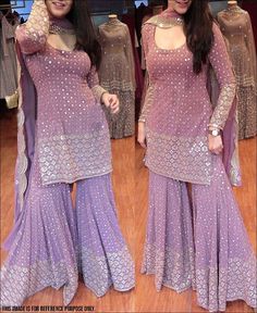 Sharara Designs For Wedding, Suits For Women Indian, Sharara Designs, Traditional Indian Outfits, Designer Dresses Casual, Stylish Party Dresses, Party Wear Indian Dresses