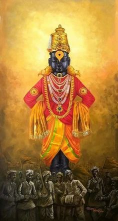 Lord Vithala Images, Vithoba Mauli Painting, Vitthala Images, Vitthala Painting, Lord Vitthal Painting, Vithhal Images Hd, Pandharpur Wari Painting, Mauli Vitthal Wallpaper, Panduranga Images Painting