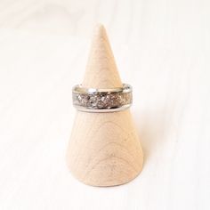 ♥Our custom-made Solid Ash memorial ring is made to order. It can be filled with your beloved ashes, hair, or anything else that you would like to keep close to your heart, safe and protected forever. ♥Your ring blank will be sent with your collection kit to confirm that your selected size fits correctly. We love custom orders, please contact us before you order if you would like coloring added. All pieces are hypoallergenic The ring is made of jewelry grade Titanium and UV stable resin Size US Adjustable Silver Titanium Rings, Silver Titanium Promise Ring, Titanium Promise Ring, White Gold Titanium Rings For Gift, White Gold Titanium Promise Ring, Silent Tear, Memorial Jewelry Ashes, Cremation Ring, Ashes Ring