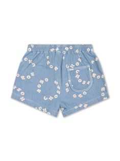 Baby Circle Denim Shorts from Bobo ChosesComposition: 100% Organic Cotton Cute Summer Cotton Jeans, Cute Cotton Jeans For Summer, Cute Short Summer Jeans, Playful Spring Jean Shorts, Cute Denim Blue Cotton Shorts, Summer Beach Cotton Jeans, Cute Cotton Cutoff Shorts, Playful Denim Blue Bottoms For Spring, Playful Denim Blue Jeans For Summer