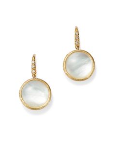 Marco Bicego 18K Yellow Gold Jaipur Color Mother of Pearl & Diamond Drop Earrings Fine Jewelry In Yellow Gold With Mother Of Pearl, Yellow Gold Mother Of Pearl Earrings, Wedding Jewelry In Yellow Gold With Mother Of Pearl, Formal White Gold Mother Of Pearl Earrings, Yellow Gold Mother Of Pearl Round Earrings, Luxury Mother Of Pearl Jewelry With Matching Earrings, Classic Yellow Gold Jewelry With Mother Of Pearl, Classic Mother Of Pearl Jewelry In Yellow Gold, Classic Yellow Gold Mother Of Pearl Jewelry