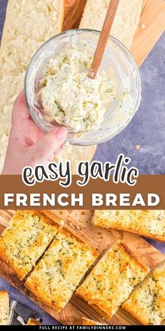 this easy garlic bread is the perfect side dish for any meal it's made with fresh herbs and no mayonnaise